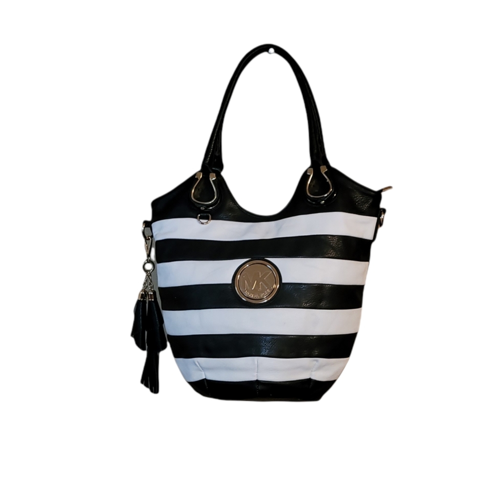 Women Vintage Leather Michael Kors Large Shoulder bag/Women Designer Purses Wom